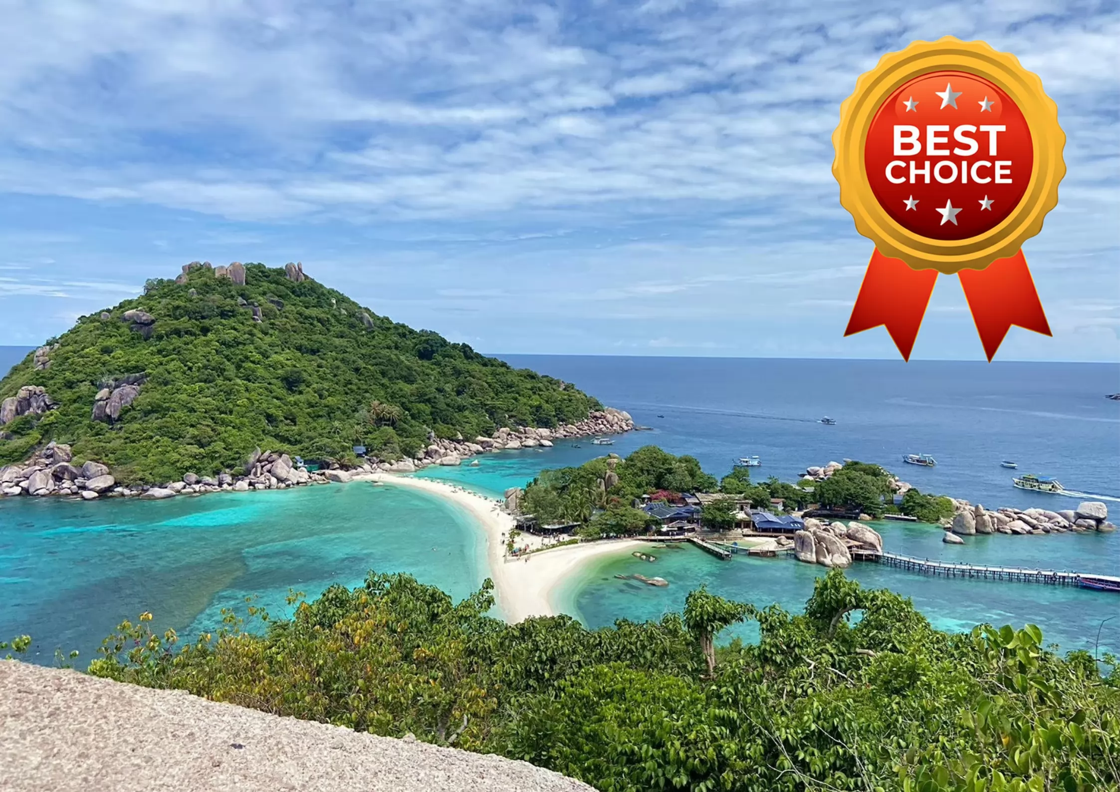 1 Day Trip Koh Tao Koh Nang Yuan by Speed Boat - Snorkeling